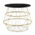 Round Metal Frame End Table With Removable Top-Golden JV10743GD By CW