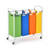136L Large Capacity 4-Section Laundry Sorter JZ10149 By CW
