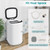 7.7 Lbs Full-Automatic Washing Machine With 10 Washing Programs-White FP10244US-WH By CW