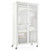 Rolling Storage Armoire Closet With Hanging Rod And Adjustable Shelf-White HU10441WH By CW