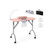 Manicure Nail Table With Bendable Usb-Plug Led Table Lamp-Pink HB87880US-PI By CW