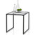 Tempered Glass Side Table With Metal Frame For Indoor And Outdoor NP11164 By CW