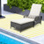 Outdoor Chaise Lounge Chair Recliner With 6-Level Backrest Cushion And Pillow HW71246 By CW