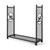 4 Feet Firewood Rack Stand With Mesh Sides NP11258 By CW