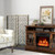 3 Panel Metal Foldable Fireplace Screen With Metal Mesh Bronze Hv10472Cp By Cw
