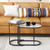 2 In 1 Design Faux Marble Top Tea Table Jv10742 By Cw
