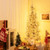 6 7 Ft Pre Lit Artificial Silver Tinsel Xmas Tree With 790 Branch Tips And 300 Led Lights 6 Ft Cm24546Us By Cw