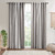 INK+IVY Imani Cotton Printed Curtain Panel With Chenille Stripe And Lining II40-1293 By Olliix