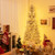 6/7 Ft Pre-Lit Artificial Silver Tinsel Xmas Tree With 790 Branch Tips And 300 Led Lights-7 Ft CM24547US By CW