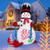 Christmas Decoration With Led Lights And Built In Sandbag Cm24239Us By Cw