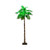 6 Ft Led Lighted Artificial Palm Tree Hawaiian Style Tropical With Water Bag EU10116US By CW