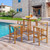 Patio Wood Bar Stools Set Of 2 4 4 Pieces Hw71480 4 By Cw