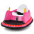 12V Electric Kids Ride On Bumper Car With Flashing Lights For Toddlers-Pink TQ10161US-PI By CW