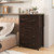 4 Drawer Dresser For Closet Hallway Living Room Nursery-Brown HW66609MG By CW