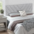 Linen Upholstered Headboard For Full And Queen Size Bed Frames Gray Hu10600Gr By Cw