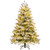 4.5/6/7 Ft Artificial Pre-Lit Christmas Tree Hinged Xmas Tree With Warm White Led Lights-6 Ft CM24322US By CW