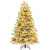 4.5/6/7 Ft Artificial Pre-Lit Christmas Tree Hinged Xmas Tree With Warm White Led Lights-7 Ft CM24323US By CW