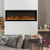 50 Inches Electric Fireplace In Wall Recessed With Remote Control And Adjustable Color And Brightness 50 Inches Fp10530Us 50 By Cw
