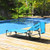 Beach Chaise Lounge Chair With Face Hole And Removable Pillow-Turquoise NP10947NY By CW