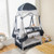 Convertible Bassinet With Removable Changing Table And Detachable Mesh Net Grey Be10018Gr By Cw