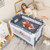 Convertible Bassinet With Removable Changing Table And Detachable Mesh Net-Grey BE10018GR By CW