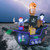 7 Feet Long Halloween Inflatable Pirate Ship With Led Lights Blower Tt10011Us By Cw