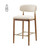 Verna Fabric Counter Stool, Palladian Beige 3900136-613 By NPD