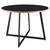 Courtdale Kd 41 5 Round Dining Table Black Assembly Required 9300080 547 By Npd
