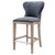 Dorsey Pu Counter Stool Drift Wood Legs Nubuck Charcoal 3900020 Ncl By Npd