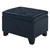 Julian Kd Rectangular Bonded Leather Storage Ottoman Vintage Blue 194424B V05 By Npd