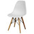 Allen Kd Molded Pp Dining Side Chair Maple Dowel Legs White 618132 W M By Npd