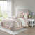 Olliix 5Ds10 0224 510 Design Shawnee 100 Polyester 8Pcs Comforter Set Cal King Blush