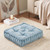 Intelligent Design Poly Chenille Square Floor Pillow Cushion -20X20" ID31-1526 By Olliix