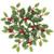 Mini Holly Leaves Berries Candle Ring 2 5 Fsjd0172506 By Cwi Gifts