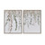 Olliix Botanical Waterfall Eucalyptus 2 Piece Framed Canvas Wall Decor Set Ii95C 0154