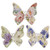 Wooden Vintage Floral Butterfly Sitter 3 Assorted G38269 By Cwi Gifts Wooden Vintage Floral Butterfly Sitter 3 Assorted G38269 By Cwi Gifts