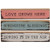 Love Grows Here Mini Stick 3 Assorted G38522 By Cwi Gifts