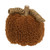 Burnt Orange Plush Pumpkin With Jute Vines 3 5 H Gadc5228 By Cwi Gifts