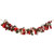 Primitive Red Green White Rag Garland Gcs38983 By Cwi Gifts