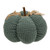 Teal Waffle Weave Pumpkin 7 5 Dia X 5 H Gcs39114 By Cwi Gifts