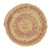 Woven Natural And Rose Seagrass Table Mat 8 Ghac2443 By Cwi Gifts