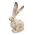 Antiqued Carved Look Resin Jackrabbit Graf34702 By Cwi Gifts