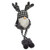 Black White Buffalo Check Sequin Reindeer Dangle Leg Gnome Gzoe4283 By Cwi Gifts