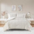 Intelligent Design Naomi Metallic Print Faux Fur Comforter Set - Twin/Twin Xl ID10-2239 By Olliix