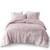 Intelligent Design Mira Crushed Velvet Sherpa Reversible Comforter Set - King/Cal King ID10-2271 By Olliix