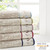 Madison Park Serene Embroidered Cotton Jacquard 6 Piece Towel Set MP73-7820 By Olliix