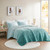 Olliix Brielle Ombre Shaggy Long Fur Comforter Mini Set King Cal King Id10 2151