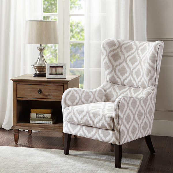 Madison Park Arianna Swoop Wing Chair Mp100 0018