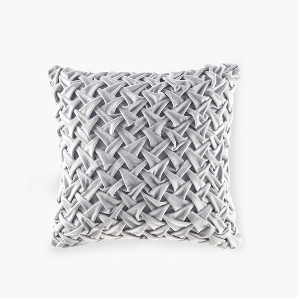 Olliix Winchester Square Decor Pillow Silver Ccl30 0034