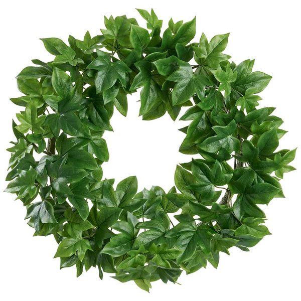 20 Grape Ivy Wreath Green Set Of 3 Pwi100 Gr By Silk Flower Depot